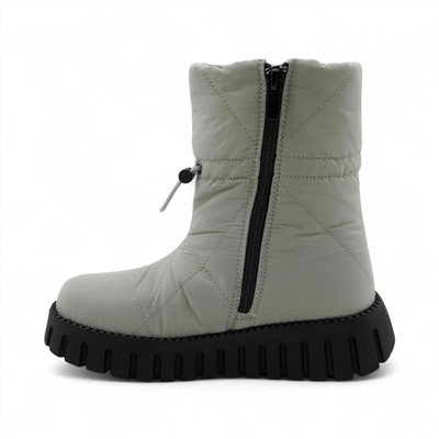 Дутики А5016-16 зеленые