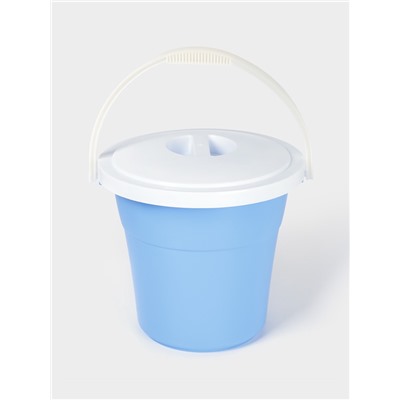 УЦЕНКА Ведро «Евро», 12 л, d=33 см, h=29 см, круг, МИКС