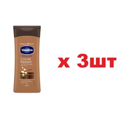 Vaseline Лосьон для тела Интенсивное увлажнение с маслом какао 200мл 3шт