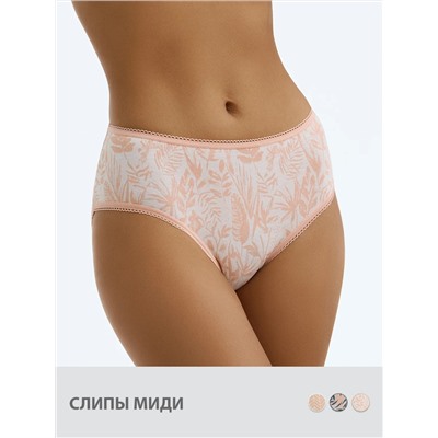 Minimi Трусы БMi_T Foglie 2221-03CE Slip Midi (листочки), CO