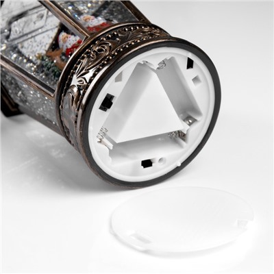 Фигура светодиодная «Снежные чудеса», 22×14 см, музыка, батарейки ААх3 (не в комплекте), USB, свечение тёплое белое