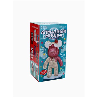 УЦЕНКА Алмазная мозаика на фигурке «Алмазный мишка»