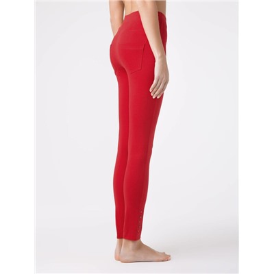 Трикотажные CONTE VEGAS Джеггинсы с металлическим декором