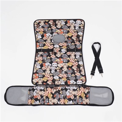 Сумка - переноска каркасная «Кошки», размер L, 53×21×29 см