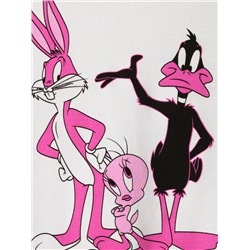 Комплект трикотажный для девочек: фуфайка (футболка), брюки