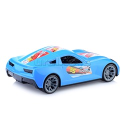 Машинка Turbo "V-MAX" голубая 40 см.