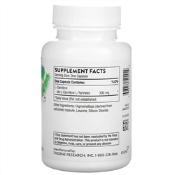 Thorne Research, L-Carnitine, 60 Capsules