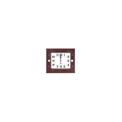 Часы настенные 240x200x42мм, пластик, прямоуг