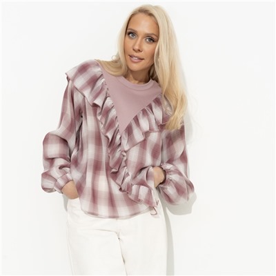 Блуза комбинированная, Не перестаю удивляться