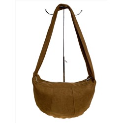 Женская сумка из искусственной замши, цвет коричнево-рыжий