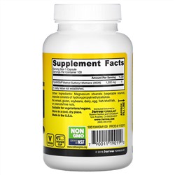 Jarrow Formulas, МСМ, 1000 мг, 100 вегетарианских капсул
