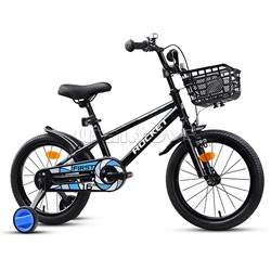 Велосипед 16" Rocket First, цвет черный