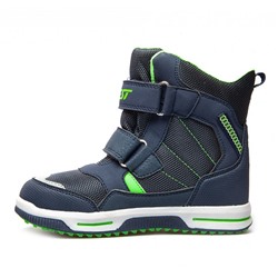 92M-YC-1553 син/зел Ботинки зима для мальчиков (29-35)/14