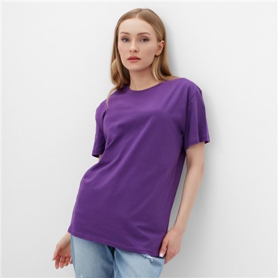Футболка женская ATA collection, фиолетовая, размер 44