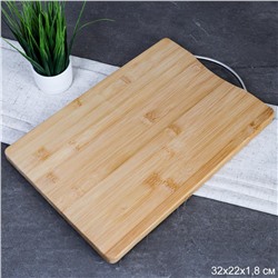 Доска разделочная 22х32х1.8 см / V-70 /уп 30/ бамбук