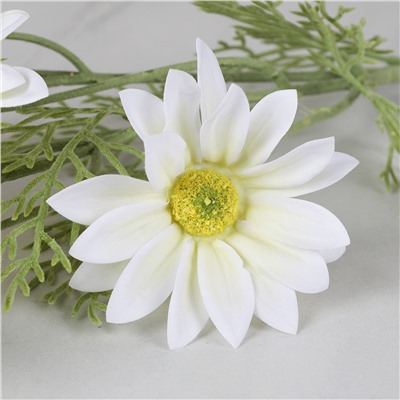 Цветок искусственный Хризантема белая 63 см / RF-1567 /уп 50/300/