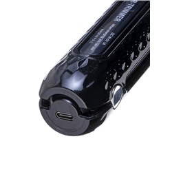 Машинка для стрижки и полировки волос LTRI-19, 3 Вт, от АКБ, чёрная