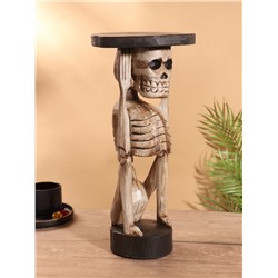 Подставка интерьерная «Скелет», 20×20×43.5 см, дерево