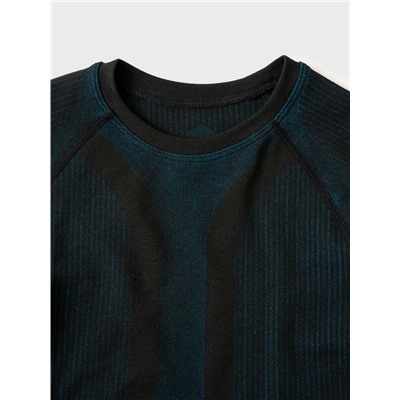 Термокомплект трикот. для мальчиков: фуфайка (футболка) с длин. рук, брюки