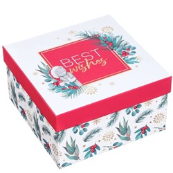 Набор коробок 5 в 1 «С Новым Годом!», 14×14×8.5 - 22×22×12.5 см