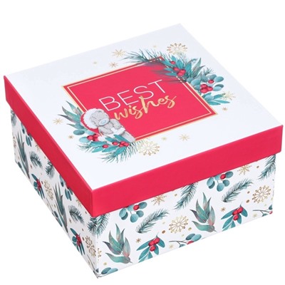 Набор коробок 5 в 1 «С Новым Годом!», 14×14×8.5 - 22×22×12.5 см