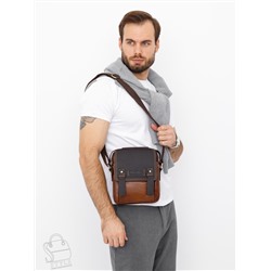 Сумка мужская кожаная 3012TR d.brown Tough Ryder в Новосибирске