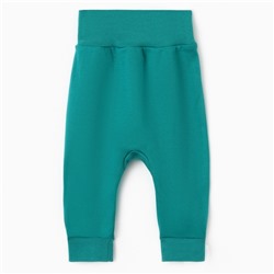 Штанишки детский MINAKU New Year's cars, рост 74-80 см, зелёные