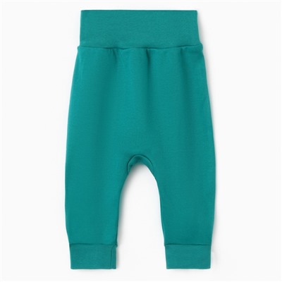 Штанишки детский MINAKU New Year's cars, рост 74-80 см, зелёные