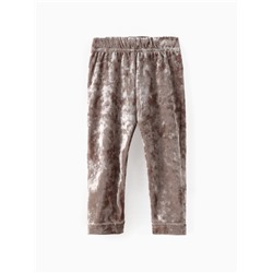 Лосины Крошка Я «Бархат», рост 92-98 см, бежевые