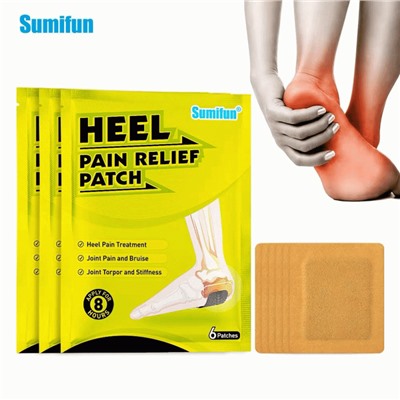 Пластырь от пяточной невралгии (шпоры) HEEL PAIN RELIEF PATCH от 10 шт