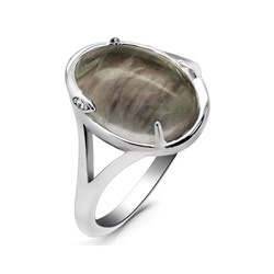 Кольцо из серебра флюорит, МЦВА175