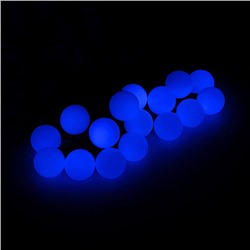 УЦЕНКА Гирлянда «Нить» 10 м с насадками «Шарики 1.5 см», IP44, тёмная нить, 100 LED, свечение синее, 8 режимов, 220 В