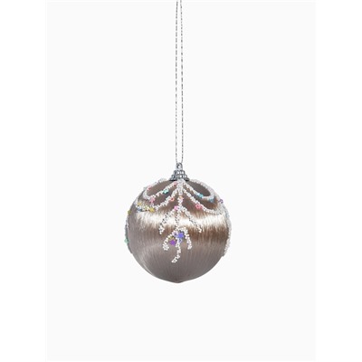 Ёлочные игрушки «Бамби», шары новогодние, d=8 см, 3 шт. золото