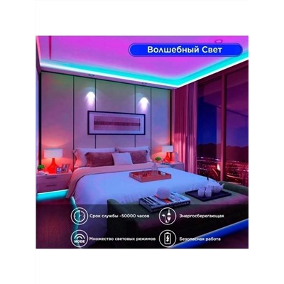 Лента светодиодная разноцветная R*G*B 2835