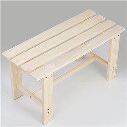 Лавка деревянная, 80×35×41 см, «Добропаровъ»