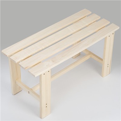 Лавка деревянная, 80×35×41 см, «Добропаровъ»