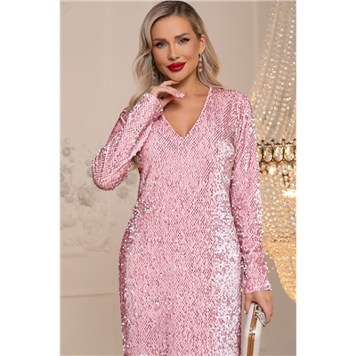 Платье праздничное Шэлдон (розовое) П14414-7М