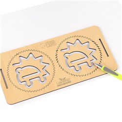 Нейротренажеры для детей «Межполушарные доски со спирографом», 16 трафаретов