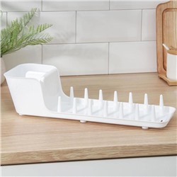 Сушилка для посуды Mini, 39×12,5×11 см, белый