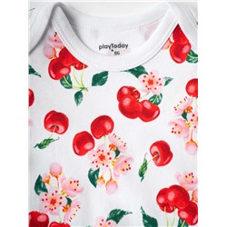 Боди детское трикотажное для девочек, 2 шт в комплекте