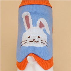 Свитер для животных «Зайка», XS (ДС 17, ОШ 17, ОГ 23-37 см)