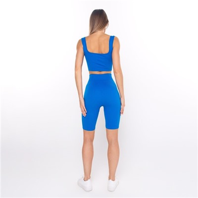 Велосипедки женские, ярко-синие, размер 42 (S)