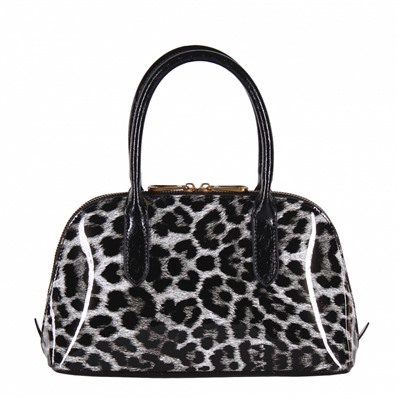 Сумка 6118Q black white Polina&Eiterou