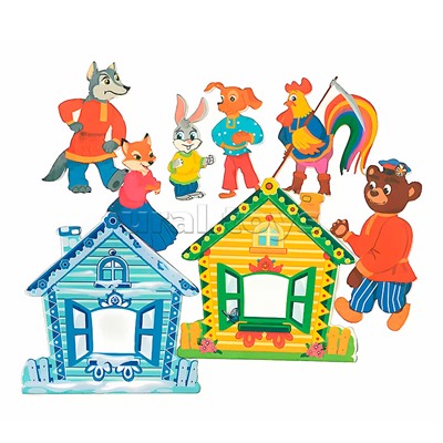 Заюшкина избушка, фетр