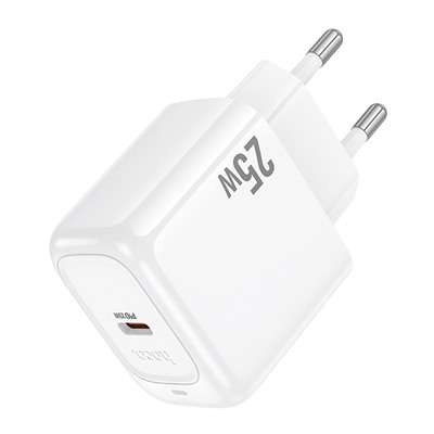 Адаптер Сетевой Hoco CS53A Surplus PD Type-C 3A/25W (white)