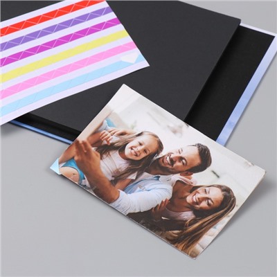 Фотоальбом на кольцах 25 листов Keep memories «Весь мир для тебя», с наклейками, 19×27×3 см