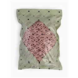 Сумка-авоська плетёная, клетка 3.5 см, персиковая