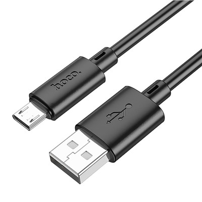 Кабель USB - micro USB Hoco X88 (повр.уп.) 12W 100см 2,4A  (black)