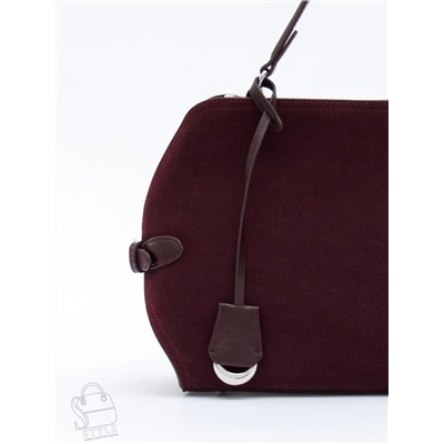 Сумка женская кожаная 1155VG wine purple  Vitelli Grassi