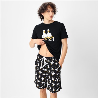 Пижама мужская (футболка, шорты) KAFTAN Gussi, размер 50